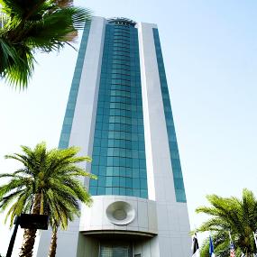 6)Le Meridien Tower Kuwait—ART TECH Cascade Fountain view from Cascade Restaurant - Restaurant 拍攝.jpg