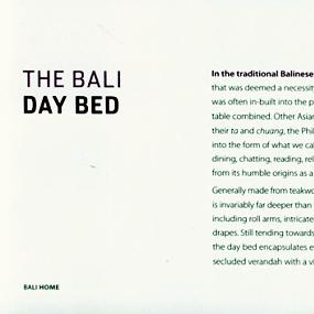 THE BALI DAY BED