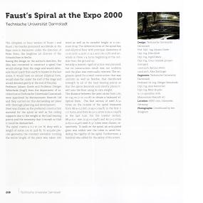 Faust‘s Spiral at The Expo 2000 在2000年世博会的“浮士德”的螺旋展览