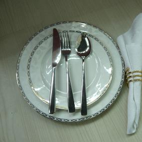 唐山和兴骨质瓷西餐盘