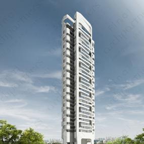 新加坡7 ARDMORE PARK高层住宅景观——TIERRA作品（高层，亚洲其他）