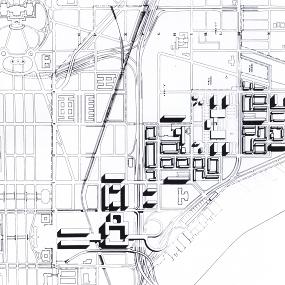 华盛顿西南区城市重建项目（商业街区，多层，现代）